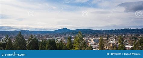 Eugene Oregon On Map Stock Photo 87763158