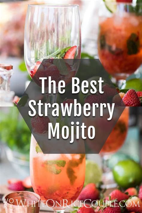 Strawberry Mojito Cocktail Recipe | Mojito Cocktails Drinks