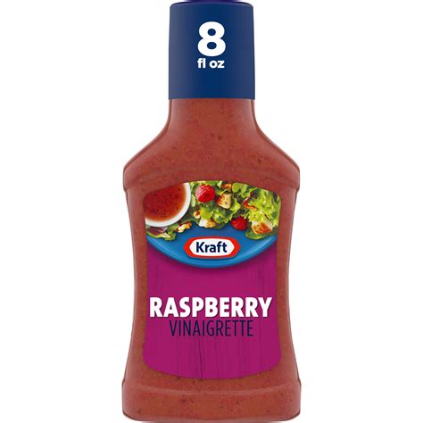 Kraft Raspberry Vinaigrette Salad Dressing 8 Fl Oz Bottle