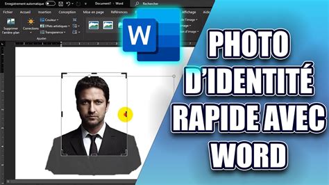 Voici Comment Faire Sa Propre Photo Didentit Rapidement Avec Word A