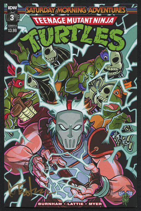 Kevin Eastman Signed Teenage Mutant Ninja Turtles Issue 3 Cover A