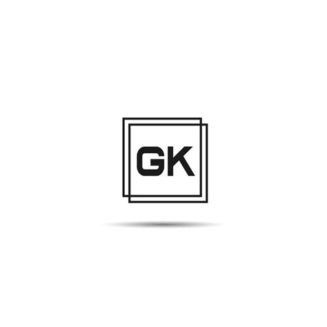 Gk Logo Design Free Stock Vectors