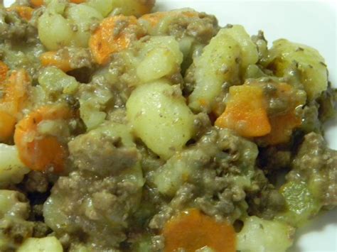 Hamburger Hotdish Recipe With Potatoes And Carrots