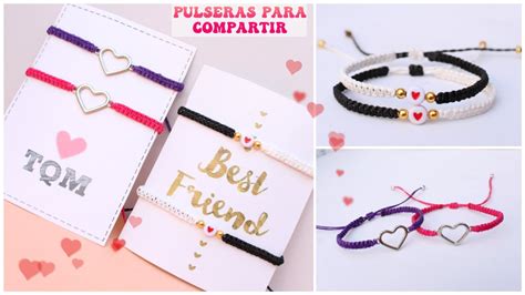 Como Hacer Pulseras Para Compartir 😍 Paso A Paso 💗 Macrame Youtube