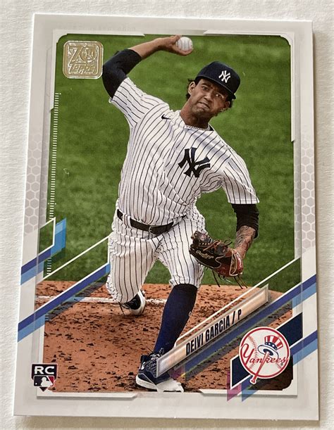 Topps Deivi Garcia Rc Rookie New York Yankees Baseball Card