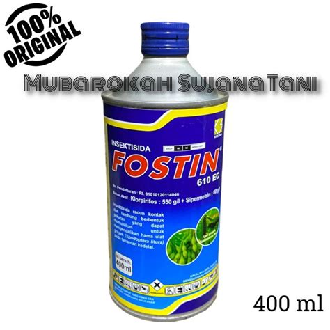 FOSTIN 400ml 610EC Insektisida Pembasmi Hama Ulat Grayak Lazada Indonesia