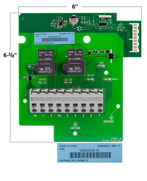 WATKINS HEATER RELAY BOARD The Spa Works