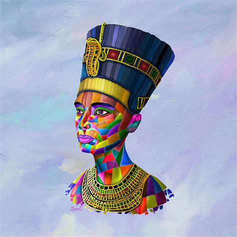 Neferneferuaten Nefertiti Painting By Anthony Mwangi Fine Art America