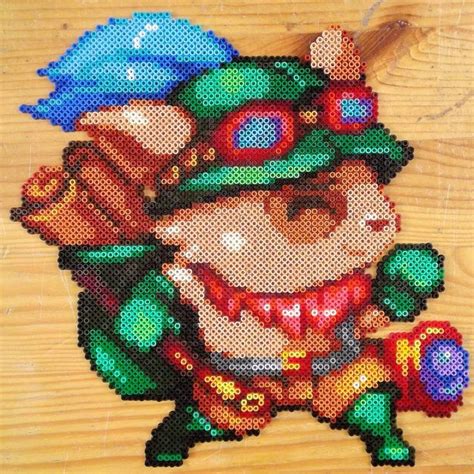 Teemo League Of Legends Hama Mini Beads By Yurekart Bead Sprite