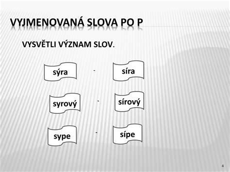 PPT vyjmenovaná SLOVA PO S PowerPoint Presentation free download