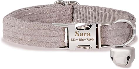 Personalized Cat Kitten Collars with Bow Bell,Customize Engraved Name ...