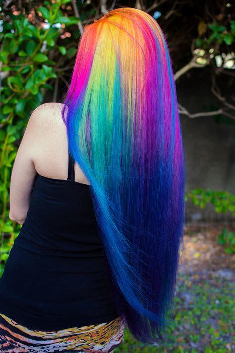 Rainbow Hair & Multi-Colored Hair | Manic Panic Dye Hard Lizzy Davis