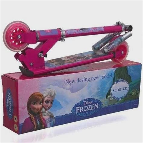 Patinete Infantil Menina 3 Rodas Gel Freio Frozen No Shoptime