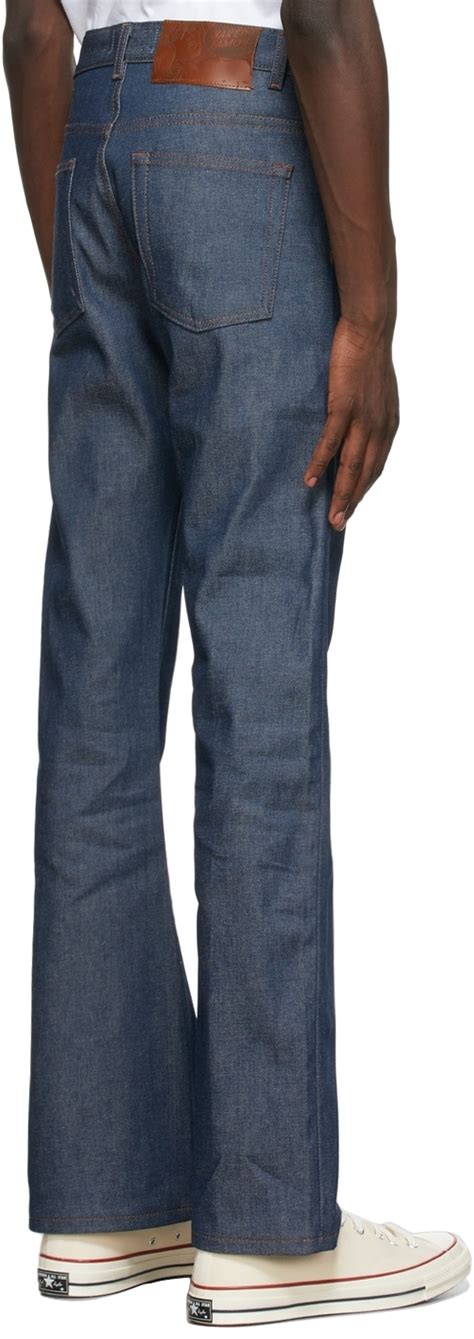 Naked Famous Denim Indigo Selvedge Groovy Guy Jeans Naked And Famous