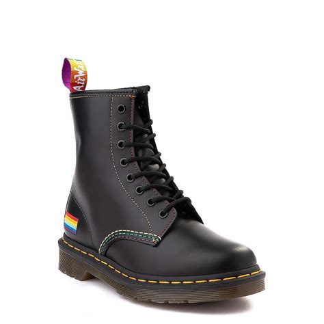 Dr Martens 1460 8 Eye Pride Boot Black Journeys