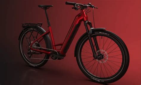 Haibike Trekking Electric Bike Yamaha Electric Bike Red