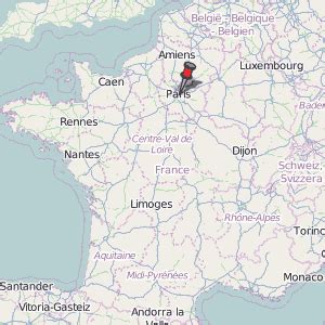 Nanterre Map France Latitude & Longitude: Free Maps