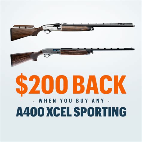 Beretta A Xcel Shotgun Rebate