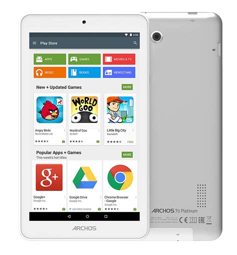 Tablette Archos 70 Platinum Test Et Avis Le Meilleur Avis