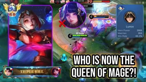 18 KILLS LUNOX GAMEPLAY AGAINST SO CALLED QUEEN OF MAGE KAGURA