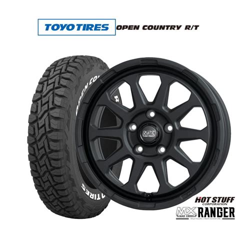 HOT STUFFホットスタッフ サマータイヤ ホイール4本セット マッドクロス レンジャー トーヨータイヤ OPEN COUNTRY