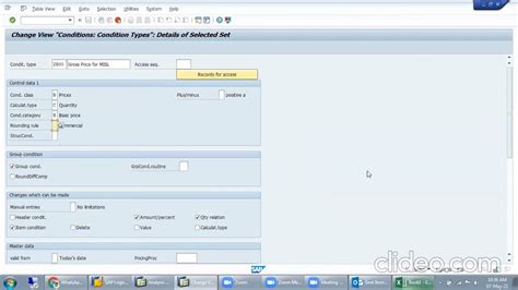 Sap Mm Pricing Procedure Youtube