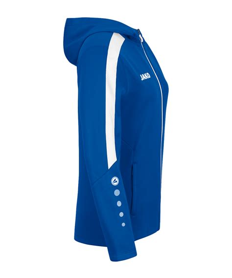 JAKO Power Kapuzenjacke Damen Blau F400 Fussballtextilien Teamsport