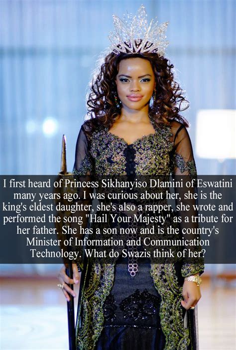 Royal-Confessions - “I first heard of Princess Sikhanyiso Dlamini of...