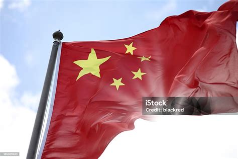 Bendera Nasional China Foto Stok Unduh Gambar Sekarang Bendera