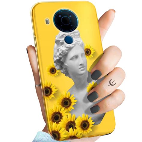 Etui Do Nokia Wzory Te S Oneczne Yellow Obudowa Pokrowiec Case