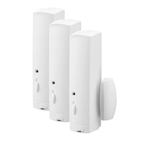 Lot de 3 détecteurs d ouverture blanc Alarme Diagral Bricorama