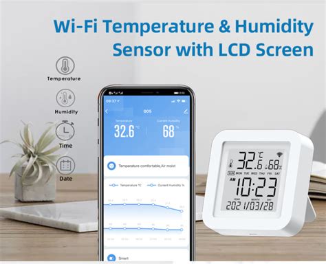 Buy Wholesale China Smart Wifi Temperature Humidity Monitor Wireless