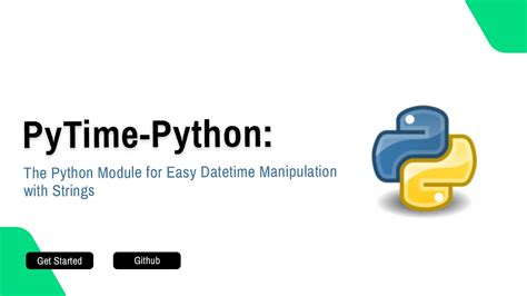 Pytime The Python Module For Easy Datetime Manipulation With Strings