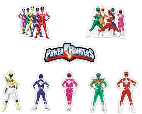 Pin de Amanda Oliveira em Toppers Mêsversário Samurai power rangers