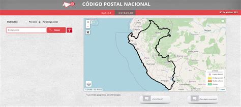 Código postal de Perú cuál es el de Lima y otros distritos Latina