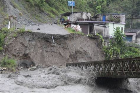 Flood Sweeps Away One House Leaves 45 More At Risk The Himalayan