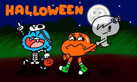 Image Gumball Wiki Halloween Theme By Legokirby12png The Amazing