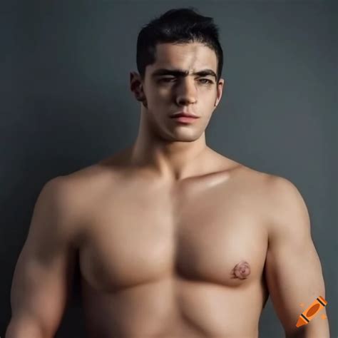 Handsome Argentine Wrestler With Black Hair And Grey Eyes On Craiyon