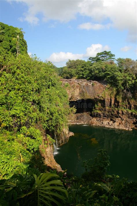 Rainbow Falls Is A Waterfall Located In Hilo Hawaii Stock Photo