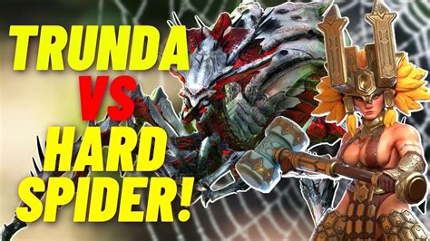 Trunda Still Great In Hard Spiders Den Raid Shadow Legends Youtube