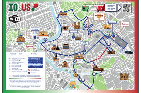 Rome Hop On Hop Off Bus Route Map Pdf Nora Thelma