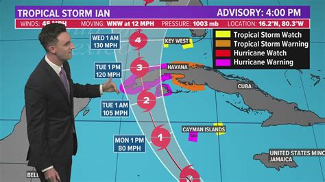 Troipical Storm Ian Expected To Be Dangerous Hurricane When It Makes