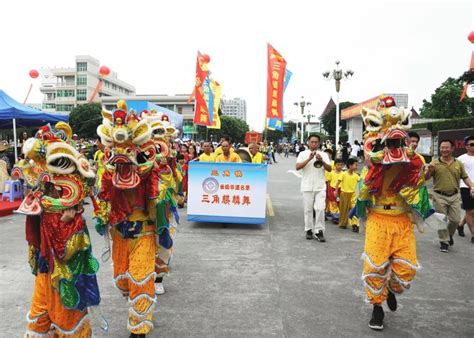 海南麒麟舞永兴麒麟舞客家麒麟舞大山谷图库