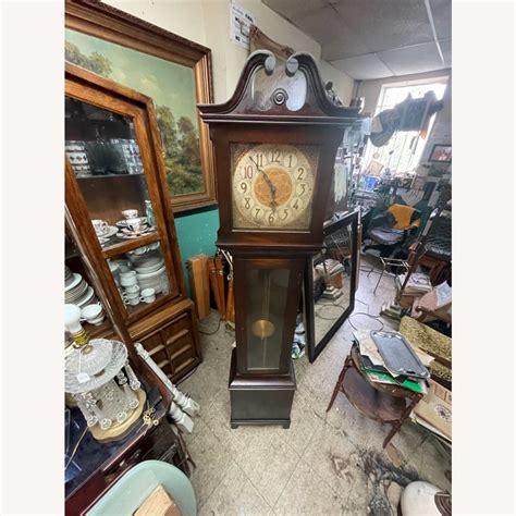 Vintage Colonial Mfgco Grandfather Clock Aptdeco