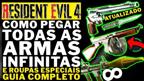 Resident Evil Remake Como Pegar Todas As Armas Infinitas E Roupas