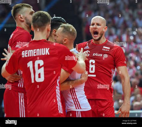 Katowice Poland 28th Aug 2022 Bartosz Kurek During The FIVB Men S