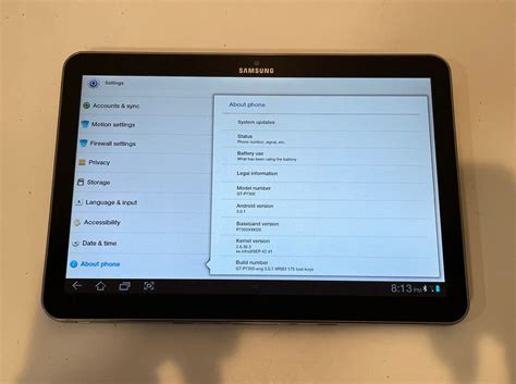 Samsung Galaxy Tab Gt P Gb Wi Fi G In Black Camera