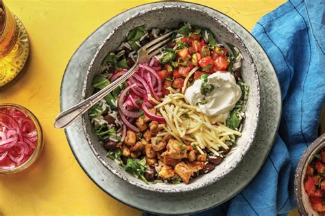 Mexican Chicken Burrito Bowl Recipe Hellofresh