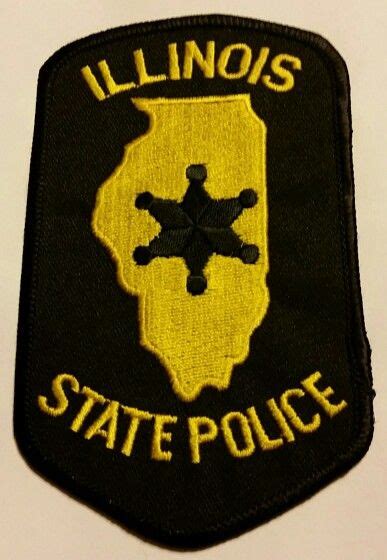 Illinois State Police | Custom embroidered patches, Embroidered patches ...