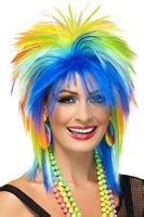 Pruik 80 S Rainbow Punk Kopen Carnavalsland Nl